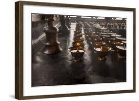 Buddhist Prayer Candles-Howie Garber-Framed Photographic Print