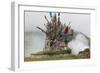 Buddhist Prayer Flags at Horse Festival, Tibetan Area, Sichuan, China-Peter Adams-Framed Photographic Print