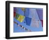 Buddhist Prayer Flags, Bodhnath, Kathmandu, Nepal, Asia-David Poole-Framed Photographic Print