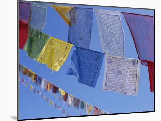 Buddhist Prayer Flags, Bodhnath, Kathmandu, Nepal, Asia-David Poole-Mounted Photographic Print