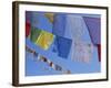 Buddhist Prayer Flags, Bodhnath, Kathmandu, Nepal, Asia-David Poole-Framed Photographic Print