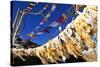 Buddhist prayer flags, Mustang, Nepal, Himalayas, Asia-null-Stretched Canvas