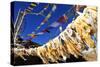 Buddhist prayer flags, Mustang, Nepal, Himalayas, Asia-null-Stretched Canvas