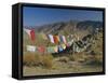 Buddhist Prayer Flags, Samye Monastery, Tibet, China-Gavin Hellier-Framed Stretched Canvas