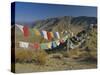 Buddhist Prayer Flags, Samye Monastery, Tibet, China-Gavin Hellier-Stretched Canvas