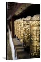 Buddhist Prayer Wheels, Namche Gompa (Monastery), Namche Bazaar, Solu Khumbu Region, Nepal-Ben Pipe-Stretched Canvas