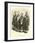 Buddhist Priest and His Pupils-null-Framed Giclee Print