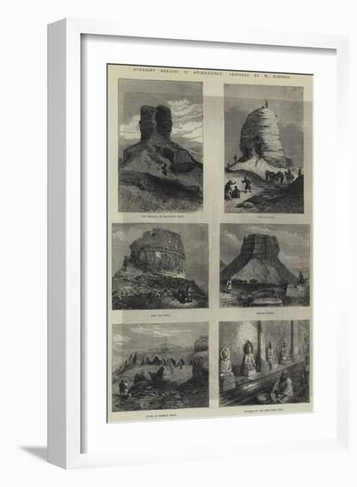 Buddhist Remains in Afghanistan-William 'Crimea' Simpson-Framed Giclee Print