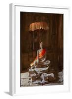 Buddhist Shrine, Bayon Temple Ruins, Angkor Thom, Angkor World Heritage Site, Siem Reap, Cambodia-David Wall-Framed Photographic Print