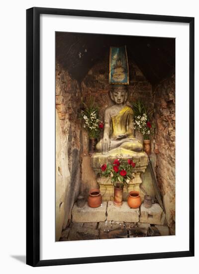 Buddhist Shrine, Nyaungshwe, Inle Lake, Shan State, Myanmar (Burma), Asia-Colin Brynn-Framed Photographic Print