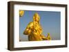 Buddhist statue in Golden Temple, Bandarban, Chittagong Division, Bangladesh-Keren Su-Framed Photographic Print