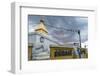 Buddhist statues at Amarbayasgalant Monastery at sunset, Mount Buren-Khaan, Baruunburen district, S-Francesco Vaninetti-Framed Photographic Print