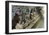 Buddhist Statues in Shitthaung Temple, Mrauk-U, Rakhine State, Myanmar-Keren Su-Framed Photographic Print