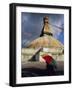 Buddhist Stupa at Bodnath (Bodhnath (Boudhanath), Kathmandu Valley, Nepal, Asia-Bruno Morandi-Framed Photographic Print