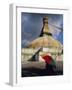 Buddhist Stupa at Bodnath (Bodhnath (Boudhanath), Kathmandu Valley, Nepal, Asia-Bruno Morandi-Framed Photographic Print