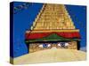 Buddhist Stupa, Bodnath (Bodhnath) (Boudhanath), Kathmandu Valley, Nepal, Asia-Bruno Morandi-Stretched Canvas