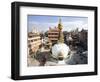 Buddhist Stupa in the Old Part of Kathmandu Near Durbar Square, Kathmandu, Nepal, Asia-Lee Frost-Framed Photographic Print