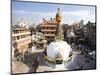 Buddhist Stupa in the Old Part of Kathmandu Near Durbar Square, Kathmandu, Nepal, Asia-Lee Frost-Mounted Photographic Print