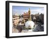 Buddhist Stupa in the Old Part of Kathmandu Near Durbar Square, Kathmandu, Nepal, Asia-Lee Frost-Framed Photographic Print