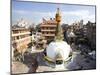 Buddhist Stupa in the Old Part of Kathmandu Near Durbar Square, Kathmandu, Nepal, Asia-Lee Frost-Mounted Photographic Print