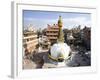 Buddhist Stupa in the Old Part of Kathmandu Near Durbar Square, Kathmandu, Nepal, Asia-Lee Frost-Framed Photographic Print