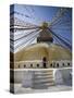 Buddhist Stupa Known as Boudha at Bodhanath, Kathmandu, Nepal. Taken at Lhosar-Don Smith-Stretched Canvas