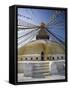 Buddhist Stupa Known as Boudha at Bodhanath, Kathmandu, Nepal. Taken at Lhosar-Don Smith-Framed Stretched Canvas