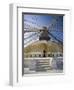 Buddhist Stupa Known as Boudha at Bodhanath, Kathmandu, Nepal. Taken at Lhosar-Don Smith-Framed Photographic Print