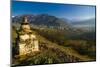 Buddhist Stupa, Paro, Bhutan-Michael Runkel-Mounted Photographic Print