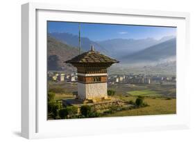 Buddhist Stupa, Paro, Bhutan-Michael Runkel-Framed Photographic Print