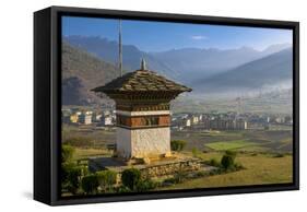 Buddhist Stupa, Paro, Bhutan-Michael Runkel-Framed Stretched Canvas