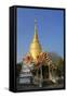 Buddhist Temple and Doi Chiang Dao, Chiang Dao, Chiang Mai Province, Thailand, Southeast Asia, Asia-Jochen Schlenker-Framed Stretched Canvas