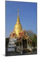 Buddhist Temple and Doi Chiang Dao, Chiang Dao, Chiang Mai Province, Thailand, Southeast Asia, Asia-Jochen Schlenker-Mounted Photographic Print