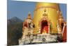 Buddhist Temple and Doi Chiang Dao, Chiang Dao, Chiang Mai Province, Thailand, Southeast Asia, Asia-Jochen Schlenker-Mounted Photographic Print