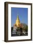 Buddhist Temple and Doi Chiang Dao, Chiang Dao, Chiang Mai Province, Thailand, Southeast Asia, Asia-Jochen Schlenker-Framed Photographic Print