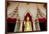 Buddhist Temple and Golden Buddha Statue, Wat Plai Laem, Ko Samui, Thailand-Cindy Miller Hopkins-Framed Photographic Print