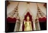 Buddhist Temple and Golden Buddha Statue, Wat Plai Laem, Ko Samui, Thailand-Cindy Miller Hopkins-Framed Stretched Canvas