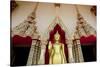 Buddhist Temple and Golden Buddha Statue, Wat Plai Laem, Ko Samui, Thailand-Cindy Miller Hopkins-Stretched Canvas