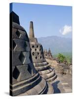 Buddhist Temple, Borobodur (Borobudur), Java, Indonesia-Robert Harding-Stretched Canvas