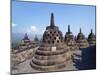 Buddhist Temple, Borobudur, Java, Indonesia-Robert Harding-Mounted Photographic Print