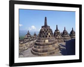 Buddhist Temple, Borobudur, Java, Indonesia-Robert Harding-Framed Photographic Print