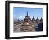 Buddhist Temple, Borobudur, Java, Indonesia-Robert Harding-Framed Photographic Print