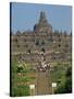 Buddhist Temple, Borobudur, UNESCO World Heritage Site, Java, Indonesia, Southeast Asia-Harding Robert-Stretched Canvas