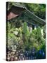 Buddhist Temple in Mountains Above Taegu, South Korea-Dennis Flaherty-Stretched Canvas