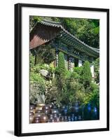 Buddhist Temple in Mountains Above Taegu, South Korea-Dennis Flaherty-Framed Photographic Print