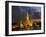 Buddhist Temple Lit Up at Dawn, Wat Arun, Chao Phraya River, Bangkok, Thailand-null-Framed Premium Photographic Print