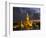 Buddhist Temple Lit Up at Dawn, Wat Arun, Chao Phraya River, Bangkok, Thailand-null-Framed Photographic Print