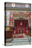 Buddhist temple Namche Bazaar, Nepal.-Lee Klopfer-Stretched Canvas