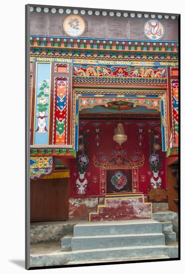 Buddhist temple Namche Bazaar, Nepal.-Lee Klopfer-Mounted Photographic Print