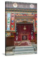 Buddhist temple Namche Bazaar, Nepal.-Lee Klopfer-Stretched Canvas